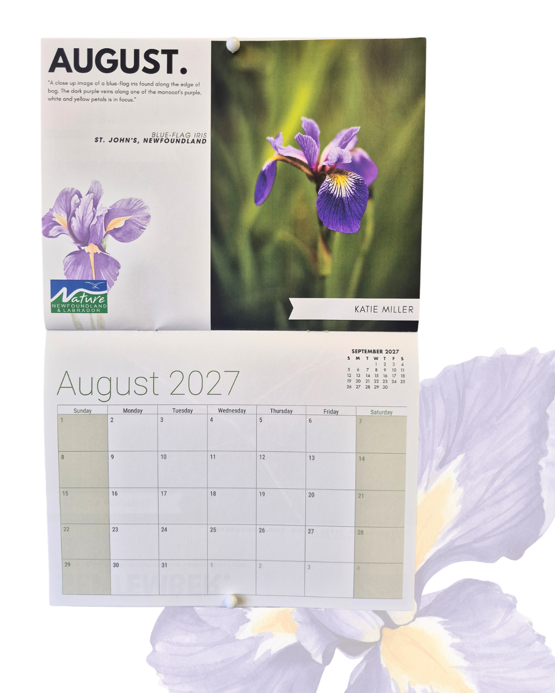 Nature NL 2027-2028 Wetland Themed Calendar